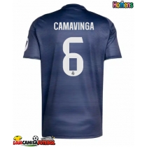 Camisa de Futebol Real Madrid Eduardo Camavinga #6 Equipamento Secundário 2025-26 Manga Curta
